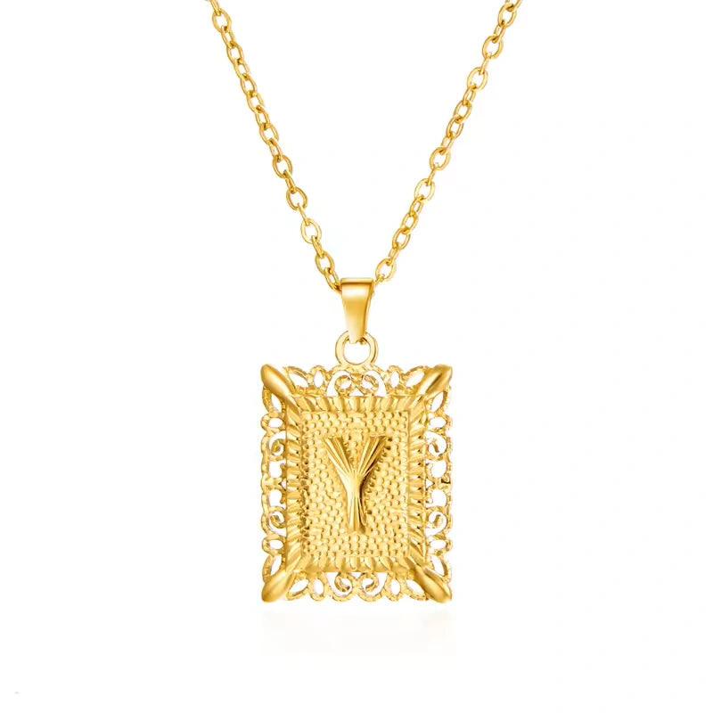【LAST DAY 49% OFF】Initial Letter Pendant Necklaces