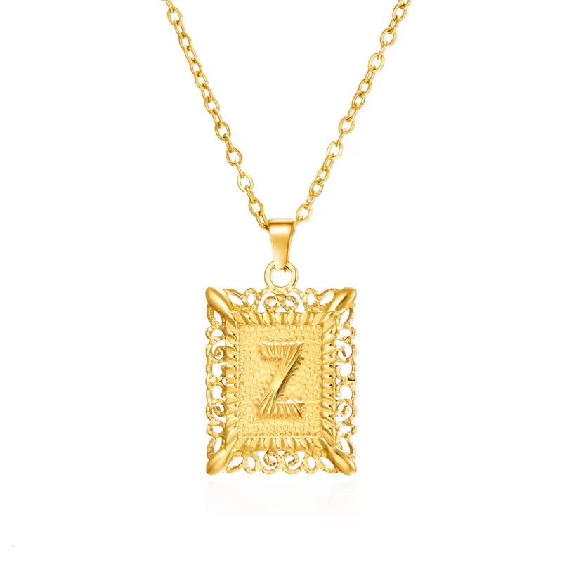【LAST DAY 49% OFF】Initial Letter Pendant Necklaces